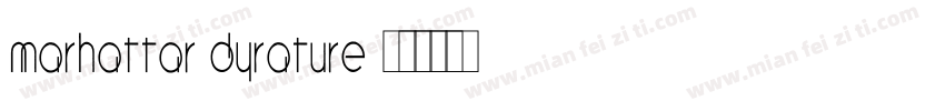 Marhattar Dyrature字体转换